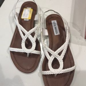 Steve Madden White Sandal